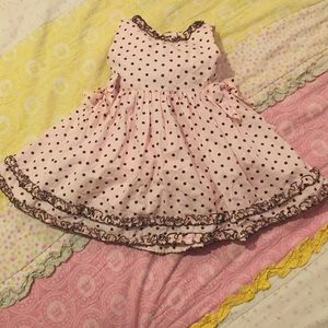 Pink and Brown Dress